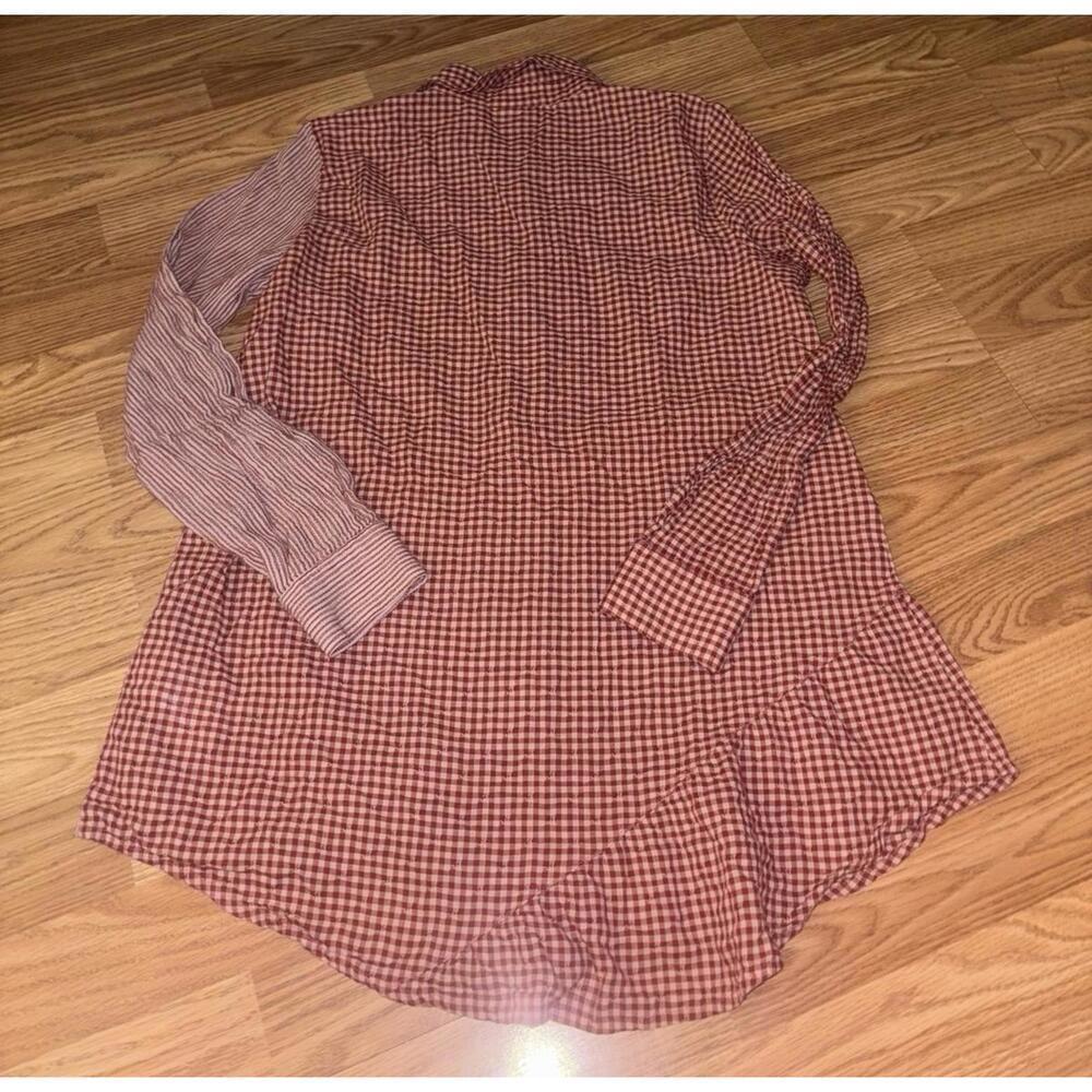 LOGO By Lori Goldstein Checkered Button Shirt Size XS - Picture 9 of 9